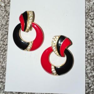 Circle dangle Clip on earrings
